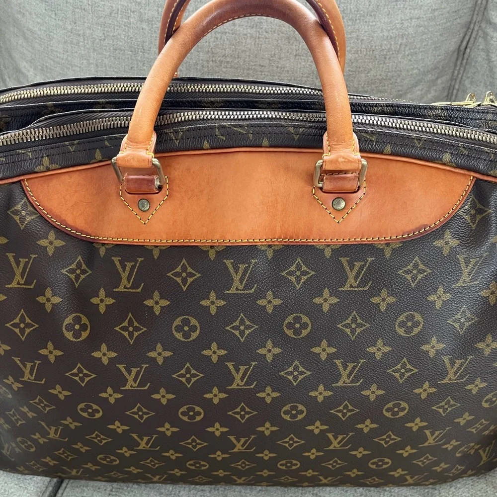 Louis Vuitton LV Travel Bag Alize 2 Pouches Brown Monogram - Picture 7 of 13